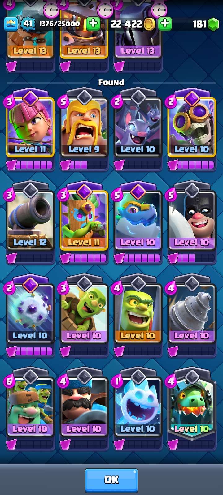 продажа аккаунта к игре Clash Royale